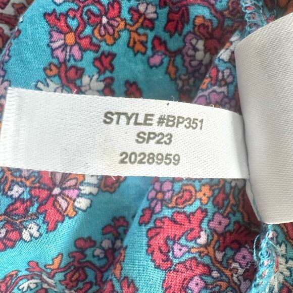 J.Crew ReImagined Sz Small Purple Flutter Sleeve Mini Sun Dress - Picture 10 of 12